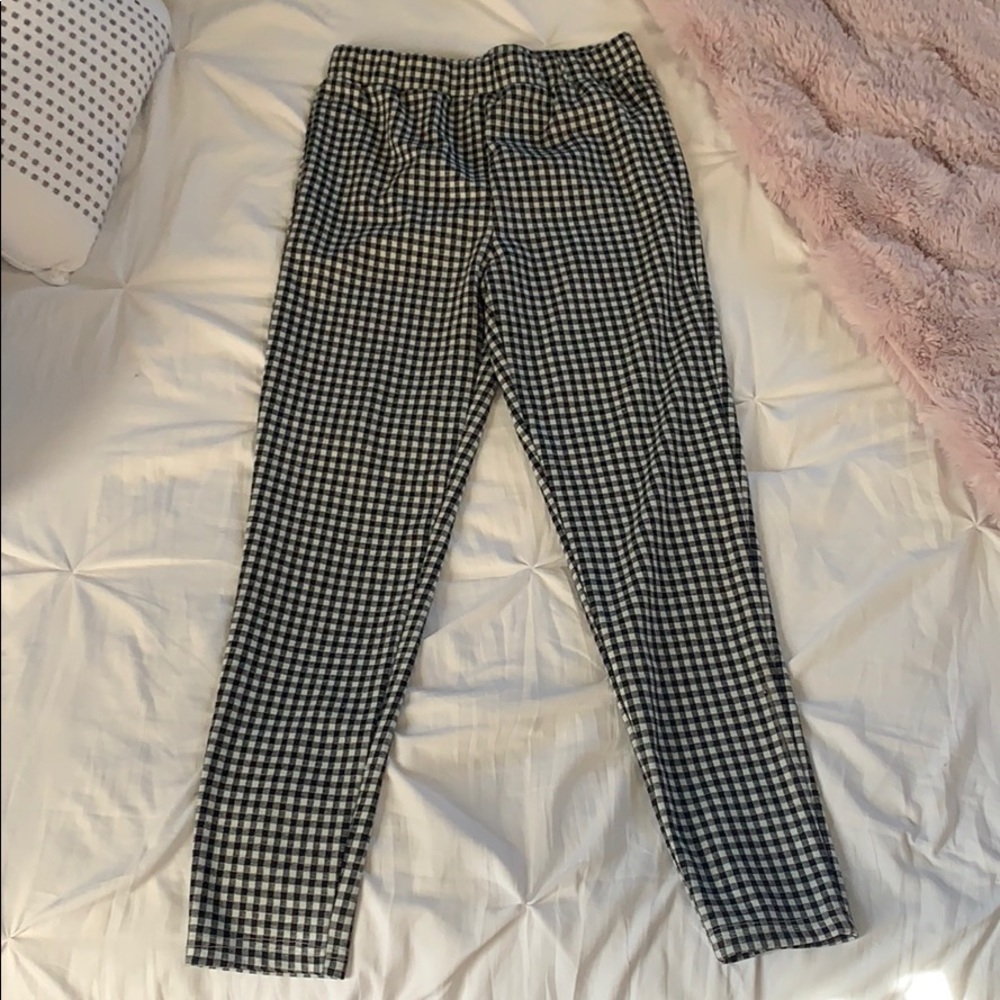 gingham pants